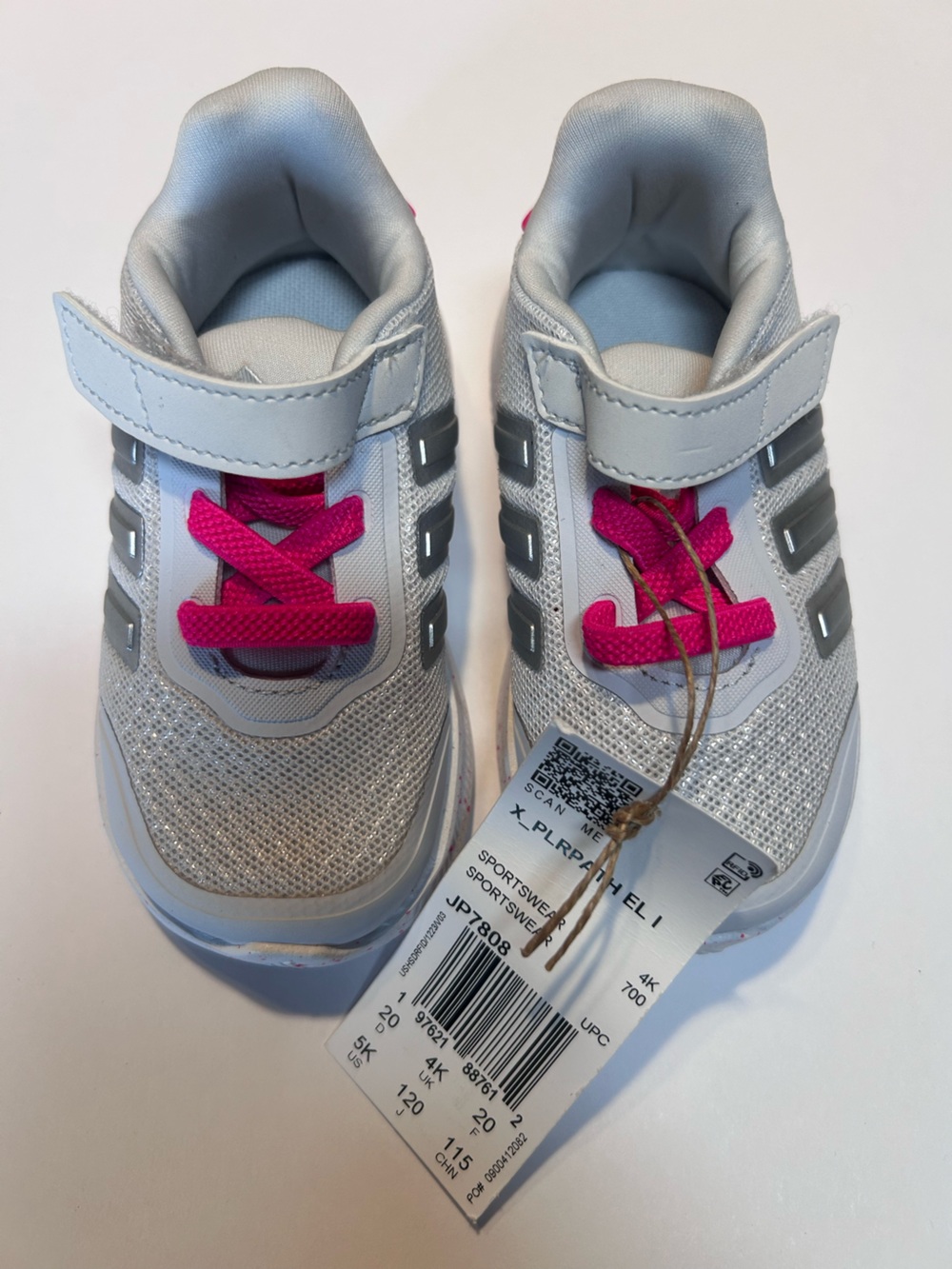 Adidas X_PLRPATH I 'Dash Grey Shock Pink', Size Kids Toddler 5K NWT Sneakers